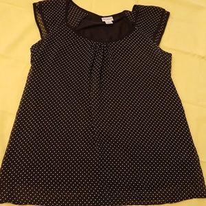 Motherhood polka dot maternity top
